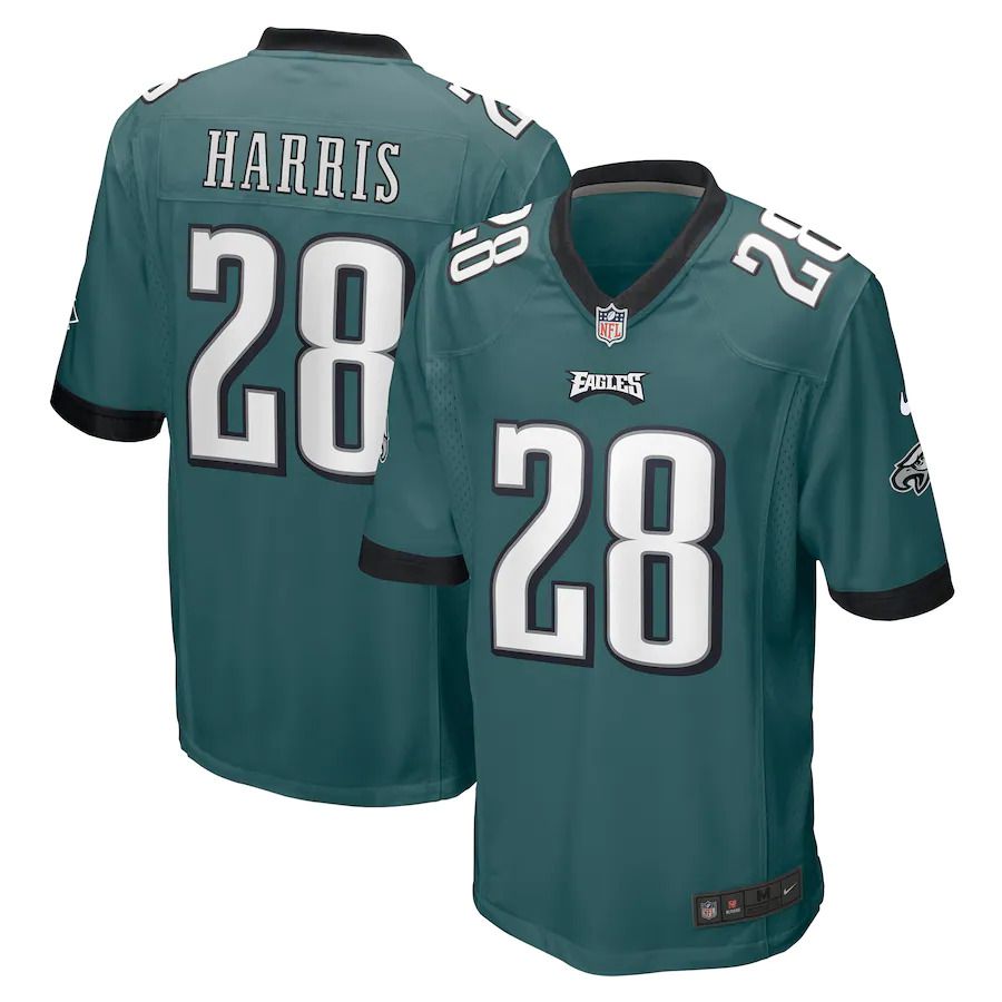 Men Philadelphia Eagles 28 Anthony Harris Nike Midnight Green Game NFL Jersey